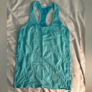 Champion Aqua Racerback Tank Top | Size S